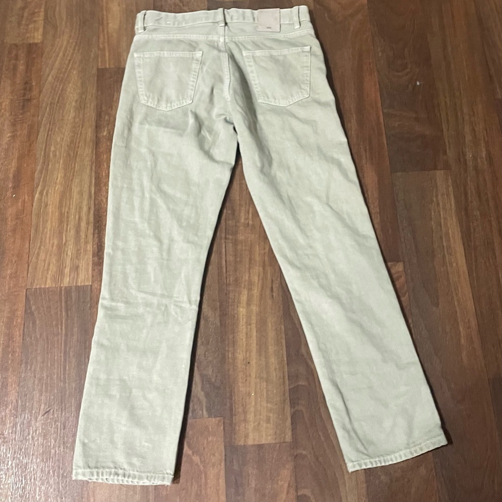 Zara Men’s Regular Straight Medium Wash Khaki Jeans Size 30 NWOT - Picture 2 of 5